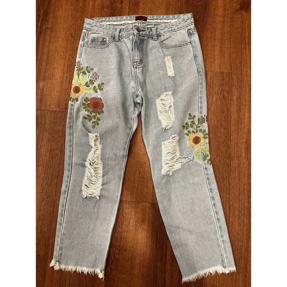 POL Embroidered Jeans size medium = Sz 29/30 - Picture 5 of 11